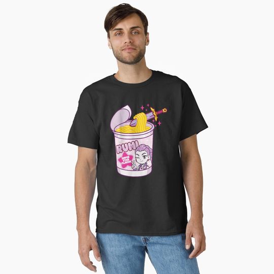 Kpop Demon Hunters Super Star Noodles Classic T-Shirt