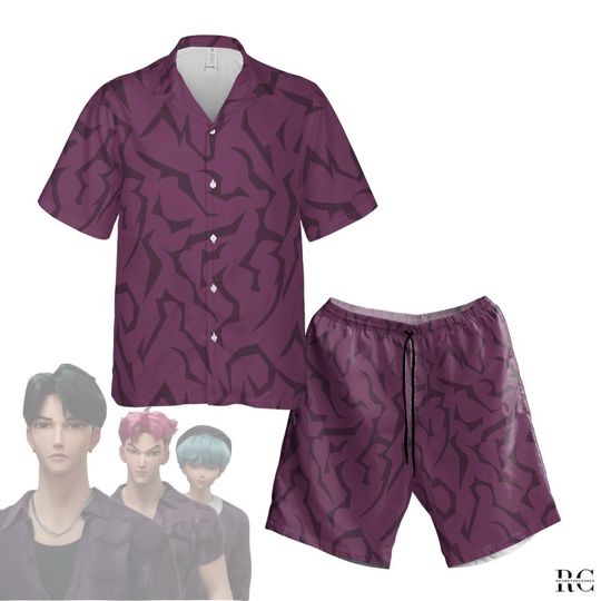 Abby Kpop Demon Hunters Hawaiian Shirt Short, Hawaiian Shirt For Adults Youth Kids, Saja Boys Hawaiian Shirt, Hawaiian Shirt Fan Lovers