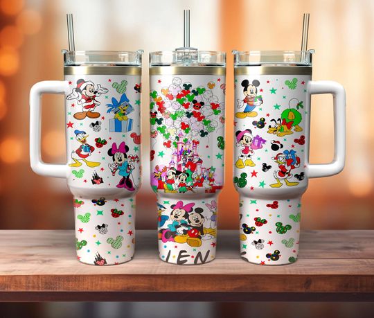 Discover Cartoon Christmas 40oz Tumbler, Cartoon Mouse 40oz, Cartoon Movies 40oz Tumbler