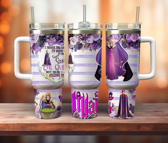 Discover Villain Characters 40oz Tumbler, Cartoon Characters 40oz, Cartoon Movies 40oz Tumbler