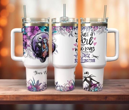 Discover Just A Girl Who Loves Cartoon 40oz Tumbler, Cartoon Characters 40oz, Cartoon Movies Tumbler