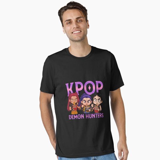 Kpop Demon Hunters Inspired Chibi T-Shirt