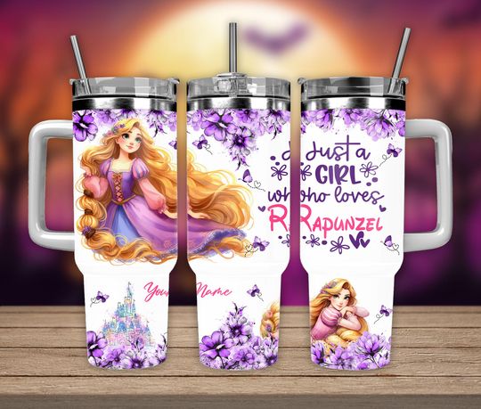 Discover Just A Girl Who Loves Princess 40oz, Cartoon Movies 40oz, Cartoon Characters 40oz Tumbler