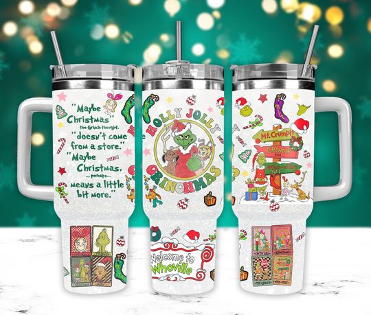 Discover Cartoon Christmas 40oz Tumbler, Cartoon Characters 40oz, Cartoon Movies Christmas 40oz Tumbler