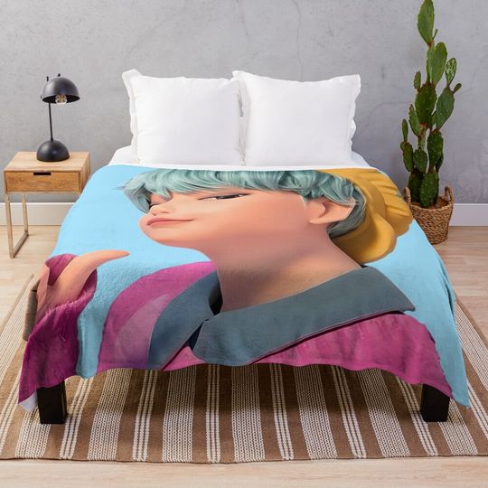 Baby Saja Boys KPop Demon Hunters Throw Blanket