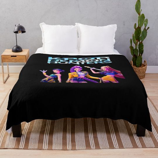 Discover KPOP Demon Hunters Throw Blanket
