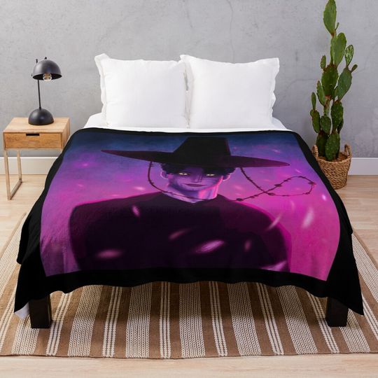 Jinu Demon Form Graphic Throw Blanket