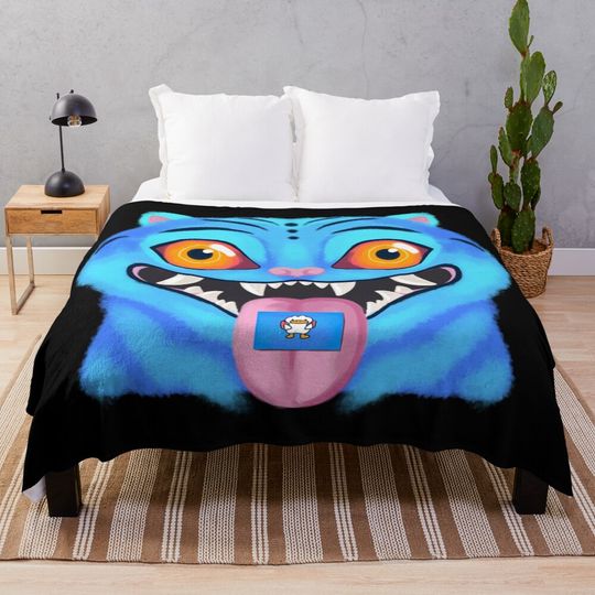 Derpy the Tiger Soft Throw Blanket