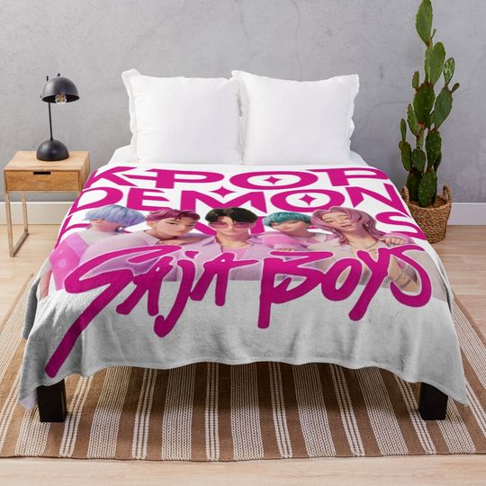 Saja Boys - Kpop Demon Hunter Throw Blanket