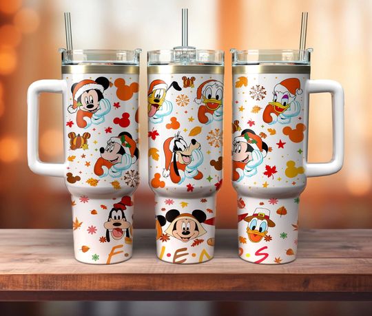 Discover Cartoon Christmas 40oz Tumbler, Cartoon Mouse 40oz, Cartoon Movies Christmas 40oz Tumbler
