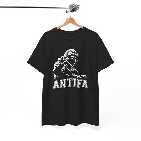 Discover Antifa T-Shirt | Punk Rock Anti-Fascist Hardcore Political Graphic Tee | Punk Clothing Unisex Shirt