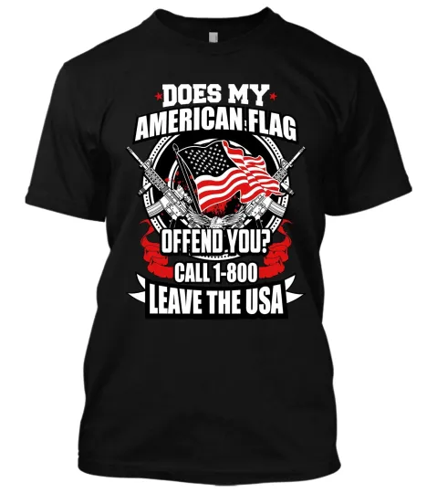 Discover American flag offend you 2nd Amendment trump Shirt Gun Rights Patriotic T-shirt