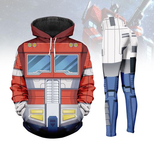 Optimus Prime Costume Hoodie/Leggings, Transformers Shirt For Men, Robots Movie Cosplay, Disney Vacation Shirt, Autobots Fans Shirt