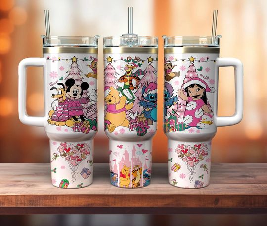 Discover Cartoon Christmas 40oz Tumbler, Cartoon Mouse 40oz, Cartoon Movies Christmas 40oz Tumbler