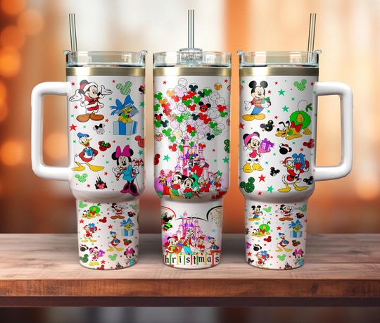 Discover Cartoon Christmas 40oz Tumbler, Cartoon Mouse 40oz, Cartoon Movies Christmas 40oz Tumbler