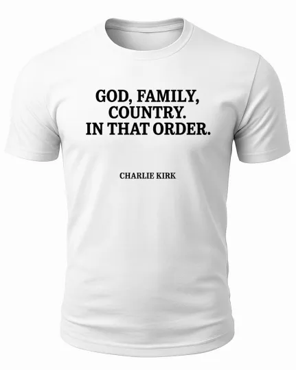 God Family Country USA Patriotic Christian T-Shirt