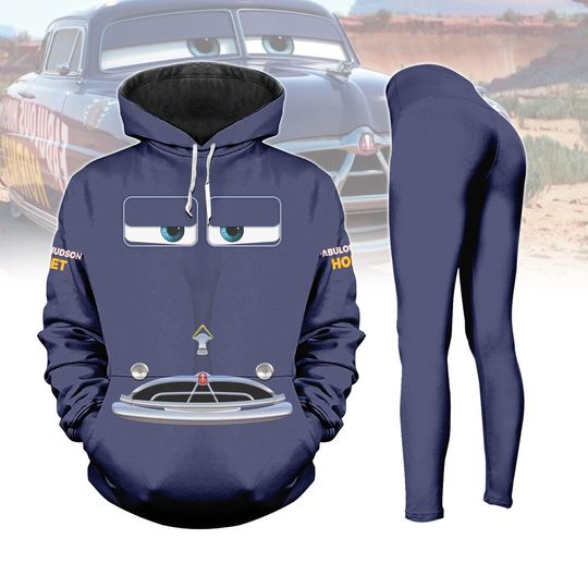 Discover Disney Cars Doc Hudson Hoodie, Women Leggings, Lightning McQueen Doc Hudson Shirt, WDW Disneyland Cars Land, Doc Hudson Costume Cosplay