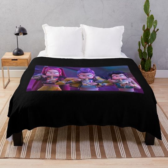 Discover KPop Demon Hunters Throw Blanket