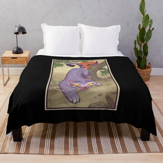 KPop Demon Hunters Warm Cozy Throw Blanket for Sofa, Bed and Travel