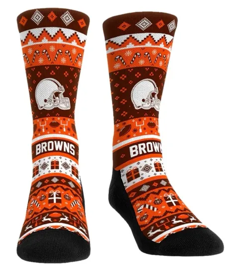 Discover Cleveland Browns Ugly Sweater Socks
