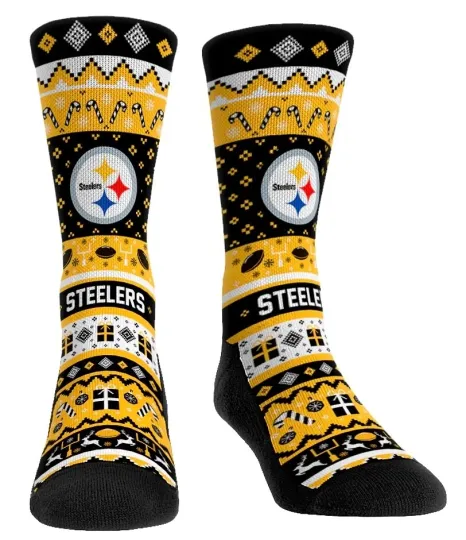Discover PITTSBURGH Steeler Ugly Sweater Socks