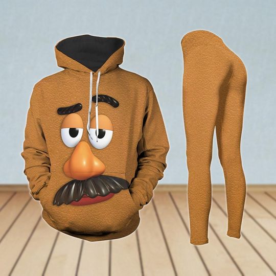 Toy Story Mr Potato Head Costume Hoodie, Women Leggings, Mr Potato Head Cosplay Shirt, Disney Cartoon Movie Shirt, Halloween Gift