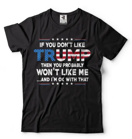 Discover Donald Trump President T-Shirt Political USA Republican Supporter T-Shirt