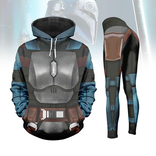 Bo-Katan Costume Hoodie/Leggings, Star Wars Shirt For Men, Warrior Fans Cosplay Hoodie, The Mandalorian Vacation Shirt, Halloween Gift