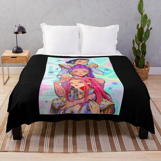 Discover KPop Demon Hunters Throw Blanket