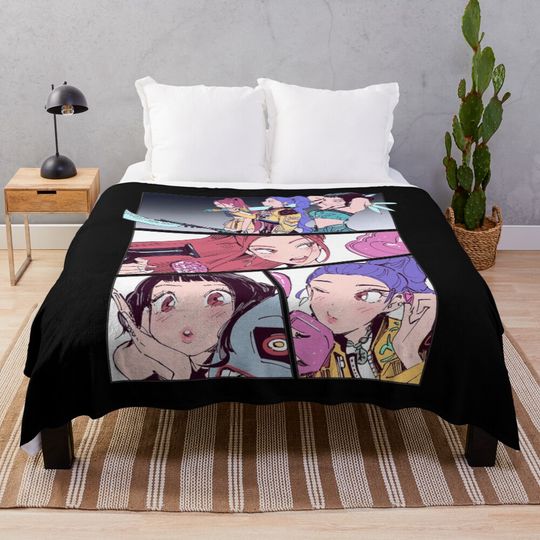 Discover KPop Demon Hunters Throw Blanket