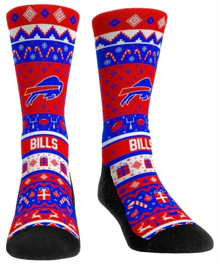 BUFFALO BILLS Ugly Sweater Socks