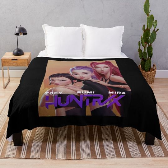 Discover KPop Demon Hunters Throw Blanket