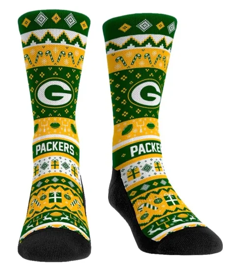 Green Bay Packers Ugly Sweater Socks