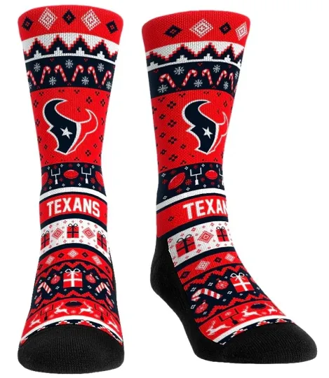 Discover Houston Texans Ugly Sweater Socks