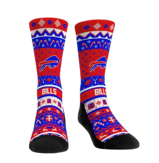 BUFFALO BILLS Ugly Sweater Socks