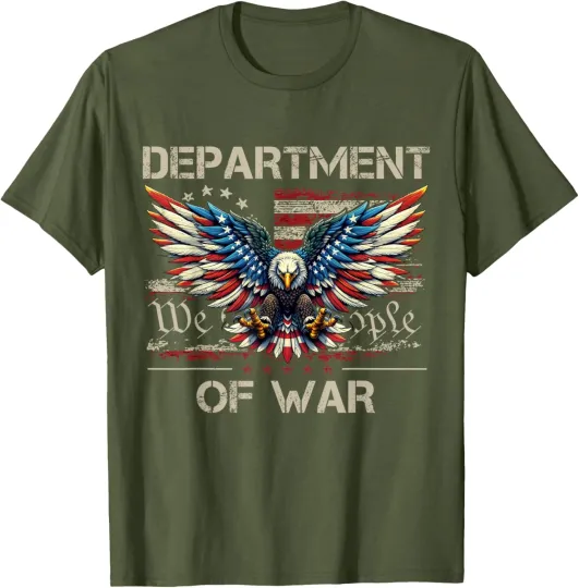 Discover Department of War Established 2025 Military Patriotic Unisex T-Shirt