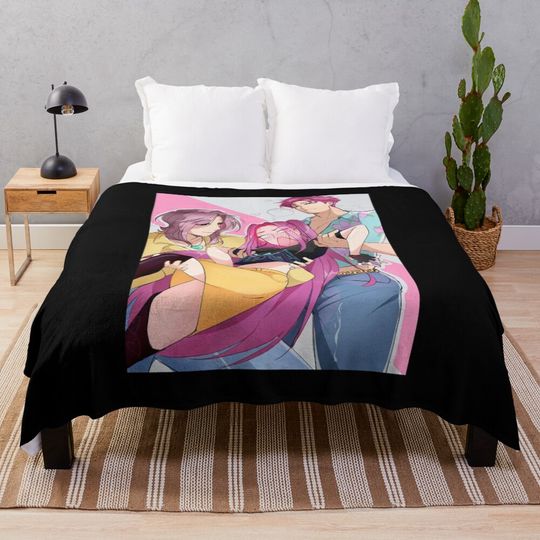 Discover KPop Demon Hunters Cozy Warm Throw Blanket for Couch and Bedtime