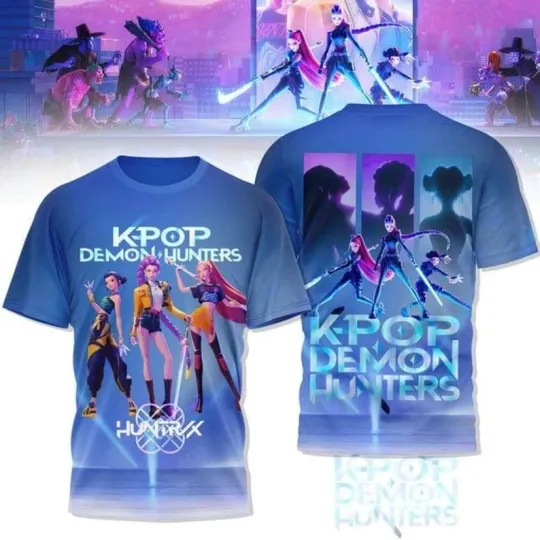 Kpop Huntrix Tee, Kpop Demon Hunters Shirt