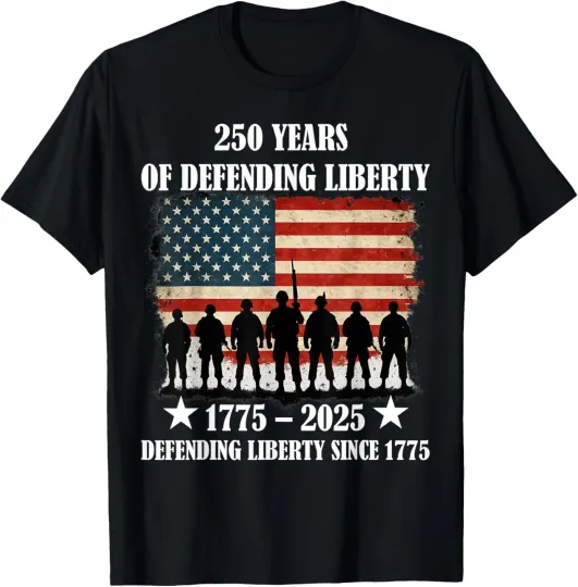 Discover Patriotic USA Army Us Military Parade 250th anniversary 2025 Unisex T-Shirt