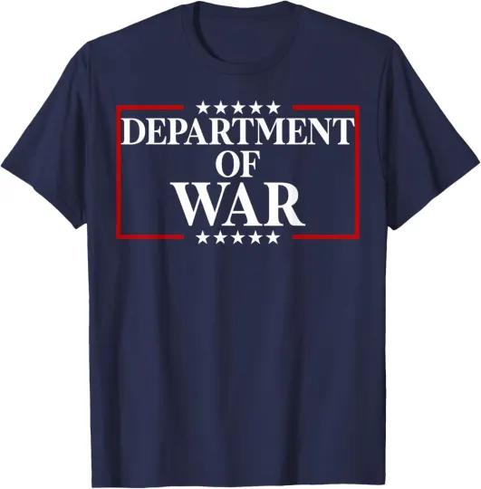 Discover Department of War Established 2025 DOW US Department Of War Celebration T-Shirt