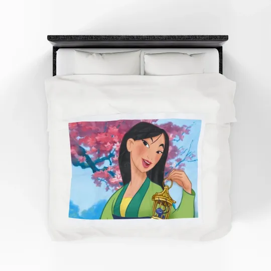 New Mulan Disney Movie Blanket, Fleece Blanket