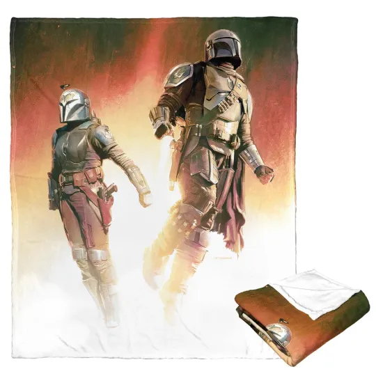 Discover Disney Star Wars The Mandalorian Take Flight Fleece Blanket