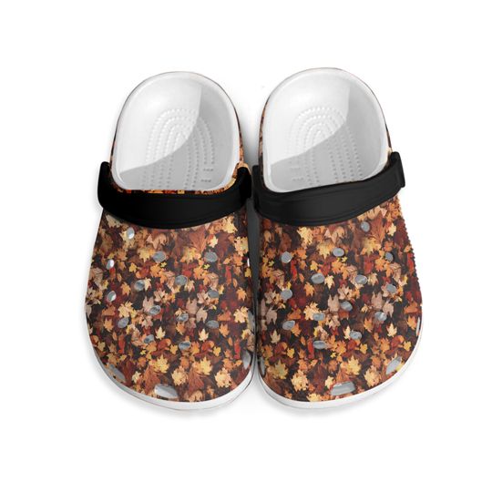 Fall Leaves Clogs!  Unisex EVA Foam Rubber Shoes , Holiday, Thanksgiving Clogs