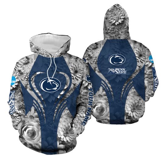 Personalized Penn State Hoodie Leggings, Game Day Football 3D Hoodie Leggings