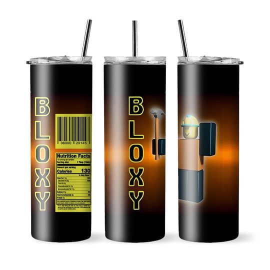 Roblox Bloxy Cola Tumbler | Stainless Steel Cup | Cool Gamer Drinkware