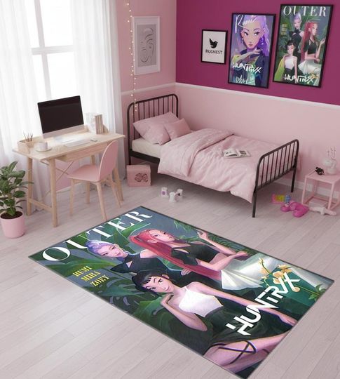 Discover KPop Anime Rug, Popular Theme, Teen Room Decor
