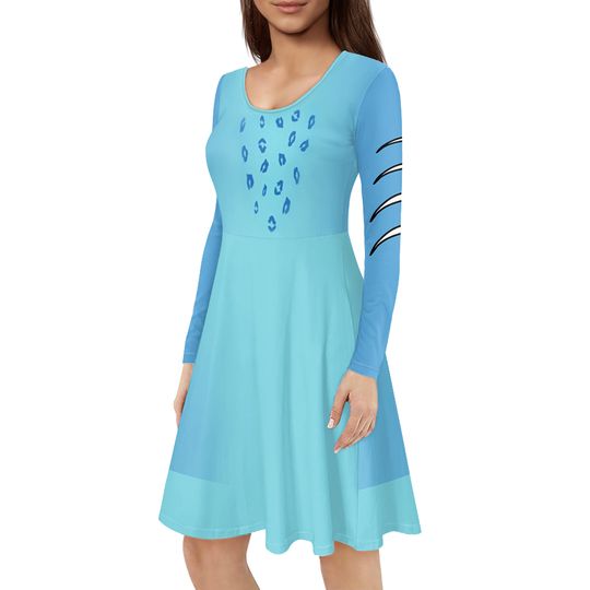 Derpy Tiger - Demon Hunter - KPop - Costume -  Long Sleeve  Dress