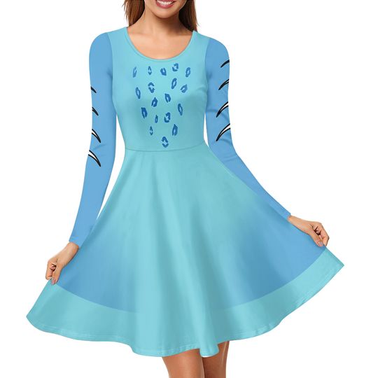 Derpy Tiger - Demon Hunter - KPop - Costume -  Long Sleeve  Dress