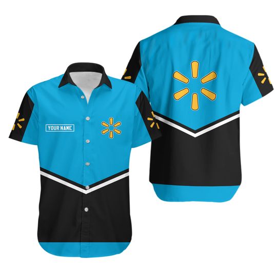 3d All Over Printed Walmart Hawaiian 3D Shirt Custom Name
