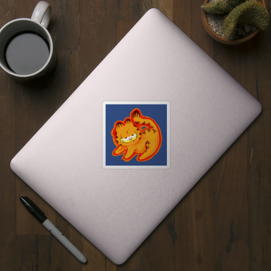 The Lasagna King - Garfield - Sticker